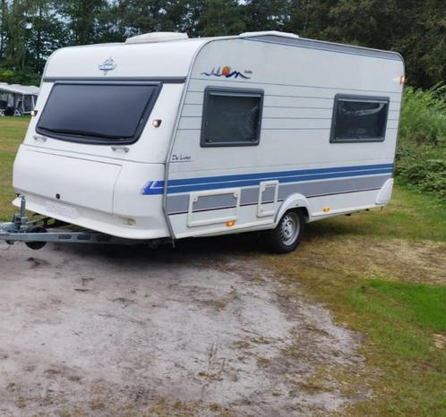 Hobby de luxe 10, Caravans en Kamperen, Caravans, Particulier, 1000 - 1250 kg, Treinzit, Hobby, Vast bed, Overige, 5 tot 6 meter