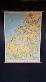 Oude Schoolkaart Deltagebied - Nederland, Ophalen of Verzenden