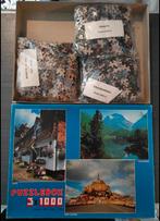 3 legpuzzels in 1, Surrey, Graubünden, Mont St.Michel, Wild, Ophalen of Verzenden, 500 t/m 1500 stukjes, Zo goed als nieuw