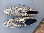 Heren schoenen met fotoprint maat 43., Ophalen, Zo goed als nieuw, Zwart