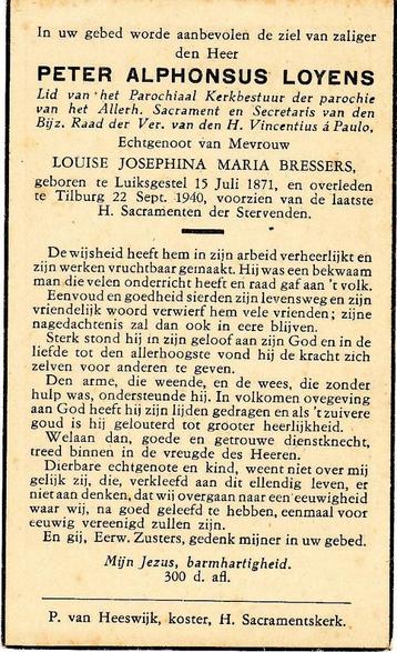 Luiksgestel 1871 - Tilburg 1940 Peter Loyens beschikbaar voor biedingen