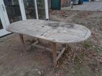 tuintafel, Ophalen, Gebruikt, Ovaal, Hout