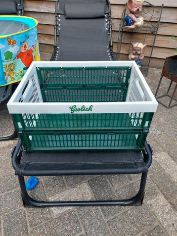 Grolsch bierkrat, opvouwbaar. Boodschappen kratje  beschikbaar voor biedingen