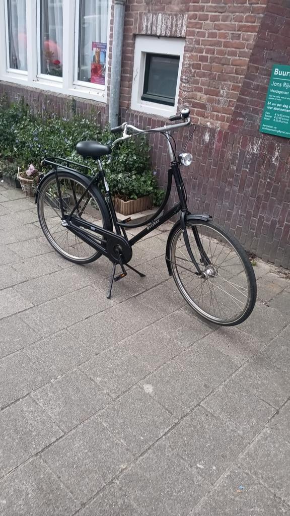 Batavus omafiets 3 versnelling & handremmen 57 cm frame, Fietsen en Brommers, Fietsen | Dames | Omafietsen, Gebruikt, 56 cm of meer