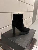 Zwarte enkellaarsjes met hak 36/ 37, Ophalen, Zwart, Lage of Enkellaarzen, Zo goed als nieuw