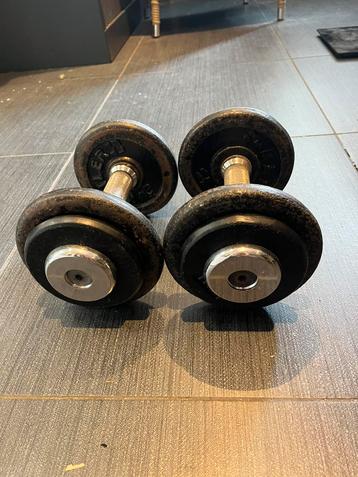2 x 8 kg dumbells dumbell set gewichten beschikbaar voor biedingen