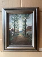 Mooi landschap schilderij  W.Kroon, Ophalen of Verzenden