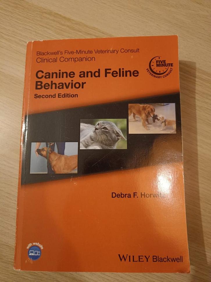 Canine & Feline Behavior - 2nd Edition, Boeken, Dieren en Huisdieren, Gelezen, Ophalen of Verzenden