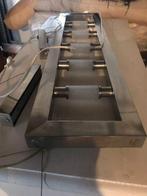 lamp boven eettafel rvs design, Gebruikt, Ophalen of Verzenden, Metaal, Modern