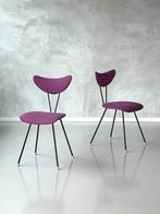 Kembo 103 eettafelstoelen 2x Gispen vintage paars prijs p/s, Gebruikt, Twee, Overige kleuren, Vintage