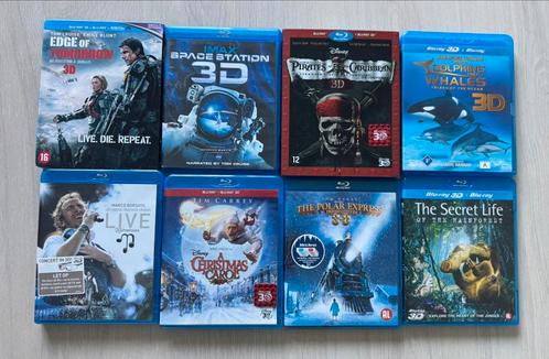 Blu Ray | Collectie van 8x 3D Blu-ray’s voor €40, Cd's en Dvd's, Blu-ray, Gebruikt, Horror, 3D, Ophalen of Verzenden