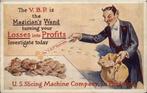 Unieke antieke briefKaart VBP Berkel snijmachine handwiel, Ophalen of Verzenden, Voor 1920, Gelopen, Buiten Europa