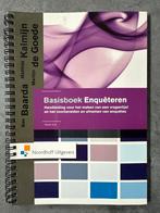 Basisboek Enquêteren - Baarda, Kalmijn, de Goede, Ophalen of Verzenden, Gamma, Zo goed als nieuw, HBO