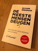 De meeste mensen deugen - Rutger Bregman, Ophalen of Verzenden, 20e eeuw of later, Zo goed als nieuw, Rutger Bregman