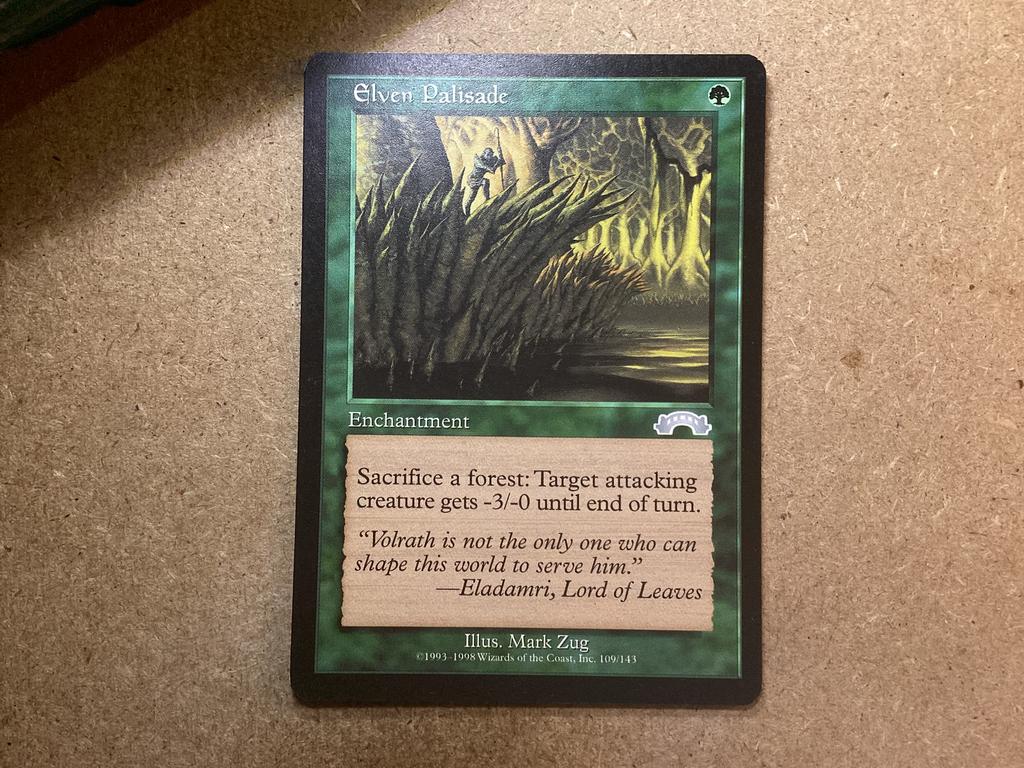 1x Elven Palisade [109/143] (Near Mint), Ophalen of Verzenden, Zo goed als nieuw, Losse kaart