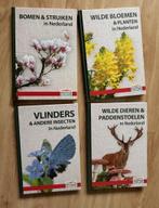 4 nieuwe boeken vlinders, wilde bloemen, bomen en dieren, Ophalen of Verzenden, Nieuw, Natuur algemeen