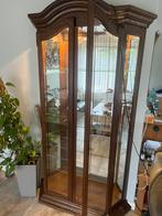 Mooie eiken vitrinekast, Huis en Inrichting, Kasten | Vitrinekasten, Zo goed als nieuw, 150 tot 200 cm, 25 tot 50 cm, 50 tot 100 cm