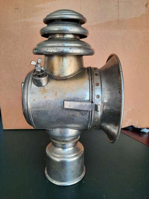 Vintage Carbid Lamp 30cm hoog, Antiek en Kunst, Antiek | Lampen, Ophalen of Verzenden