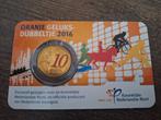 Oranje geluksdubbeltje 2016 in coincard, Postzegels en Munten, Munten | Nederland, Ophalen of Verzenden, 10 cent, Losse munt