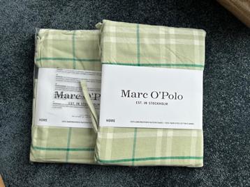 Marc O'Polo 2 Kussenslopen 60/70 GARENGEVERFD FLANEL beschikbaar voor biedingen
