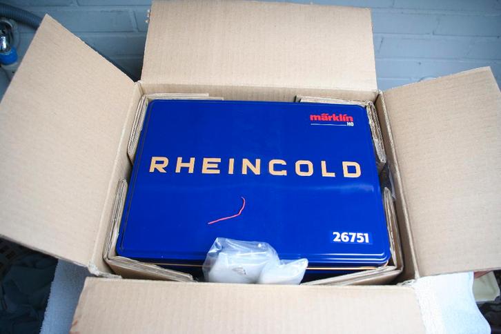 Märklin HO 26751 'Zugset „75 Jahre RHEINGOLD, digital Sound', Hobby en Vrije tijd, Modeltreinen | H0, Nieuw, Treinset, Wisselstroom