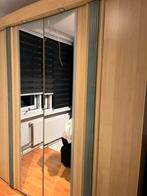 Mooi beuken hout kledingkast leg en hang gedeelte., Huis en Inrichting, 100 tot 150 cm, Ophalen of Verzenden, Zo goed als nieuw