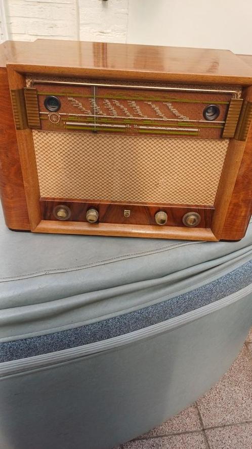 6 radio's  philips  loewe opta  kolster  etronic, Antiek en Kunst, Antiek | Tv's en Audio, Ophalen