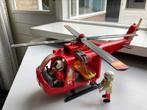 Playmobil brandweer helicopter en auto’s, Gebruikt, Ophalen