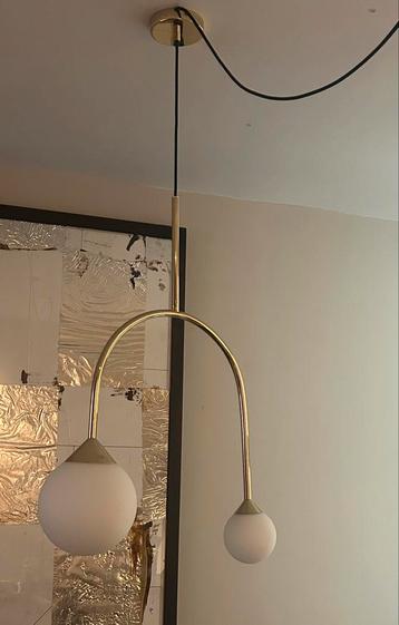 Hanglamp Made messing bol dimbaar  beschikbaar voor biedingen