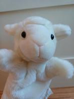 Handpop schaap schaapje wit lobbes, Ophalen of Verzenden, Zo goed als nieuw, Overige typen