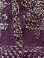 Paars doek met zilverdraad, Ophalen of Verzenden, Katoen, 30 tot 200 cm, 120 cm of meer