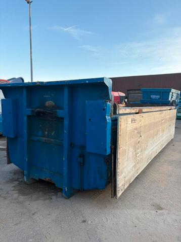24m3 afzetbak kleppen container laadbak haakarm NIEUWE bodem beschikbaar voor biedingen