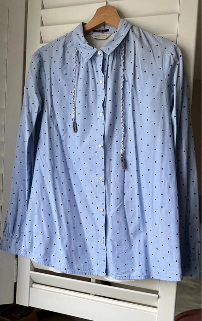 Maison scotch soda blauwe blouse met nopjes, Kleding | Dames, Blouses en Tunieken, Zo goed als nieuw, Ophalen of Verzenden