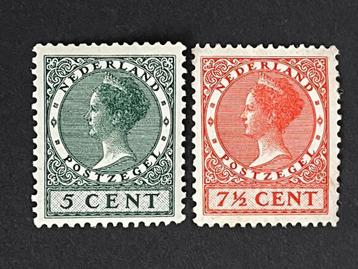 i8-177 Nederland 1926 NVPH 177 + 179 Ong/pl beschikbaar voor biedingen