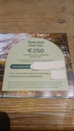 Kortingsbon tot 250 korting op centerparcs