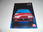 brochure Citroen AX  1990, Verzenden, Gelezen, Overige merken