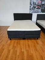 boxspring 140x200 compleet nieuw, Ophalen, Zwart, 140 cm, 200 cm