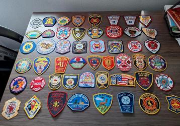 50 brandweer patch patches united states Amerika fire dept beschikbaar voor biedingen