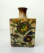 Keramiek vaas vis gestyleerde bloemmotieven Perzisch 3784-k, Ophalen of Verzenden