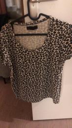 Panter print shirt, Kleding | Dames, Tops, Zo goed als nieuw, Korte mouw, Grijs, Ophalen