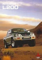 Folder Mitsubishi L200 2002, Boeken, Gelezen, Mitsubishi, Verzenden