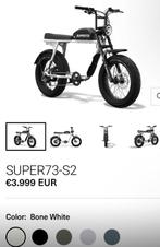 Super 73 wit, Fietsen en Brommers, Elektrische fietsen, Verzenden, Zo goed als nieuw, 50 km per accu of meer, Overige merken