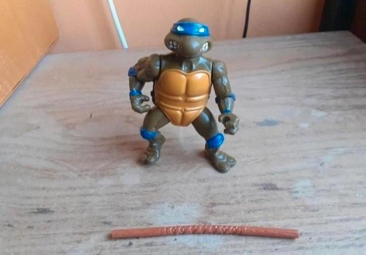 Tmnt ninja turtle donatello figuur vintage, Verzamelen, Speelgoed, Gebruikt, Ophalen of Verzenden