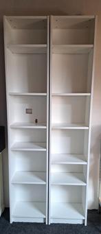 Witte Boekenkasten (2 stuks), Ophalen, Met plank(en), Kunststof, Gebruikt
