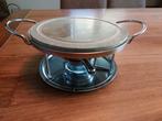 Fondue set met stenen plaat. Teab, Ophalen of Verzenden, Zo goed als nieuw
