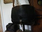 Vintage Leren Tas met Vakken, Ophalen of Verzenden, Dames