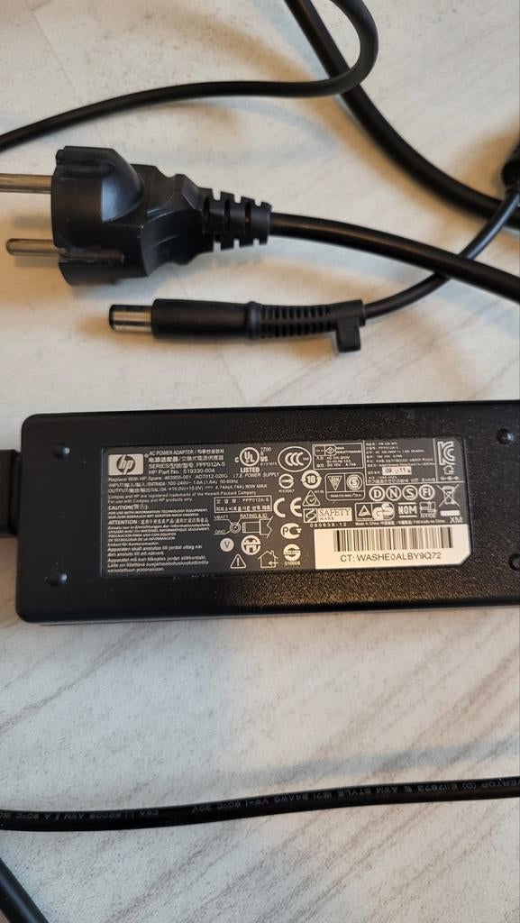HP 90W Oplader - Origineel, Ophalen, Gebruikt, HP