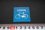 sticker fiets UNION (blauw), Ophalen, Zo goed als nieuw