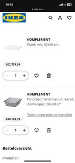 Komplement pax ikea kast draadjesmand en plank, Ophalen, 50 tot 100 cm, Zo goed als nieuw, Minder dan 100 cm