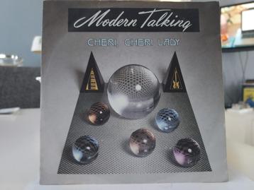 7" Single Modern Talking - Cheri Cheri Lady + Instrumental beschikbaar voor biedingen